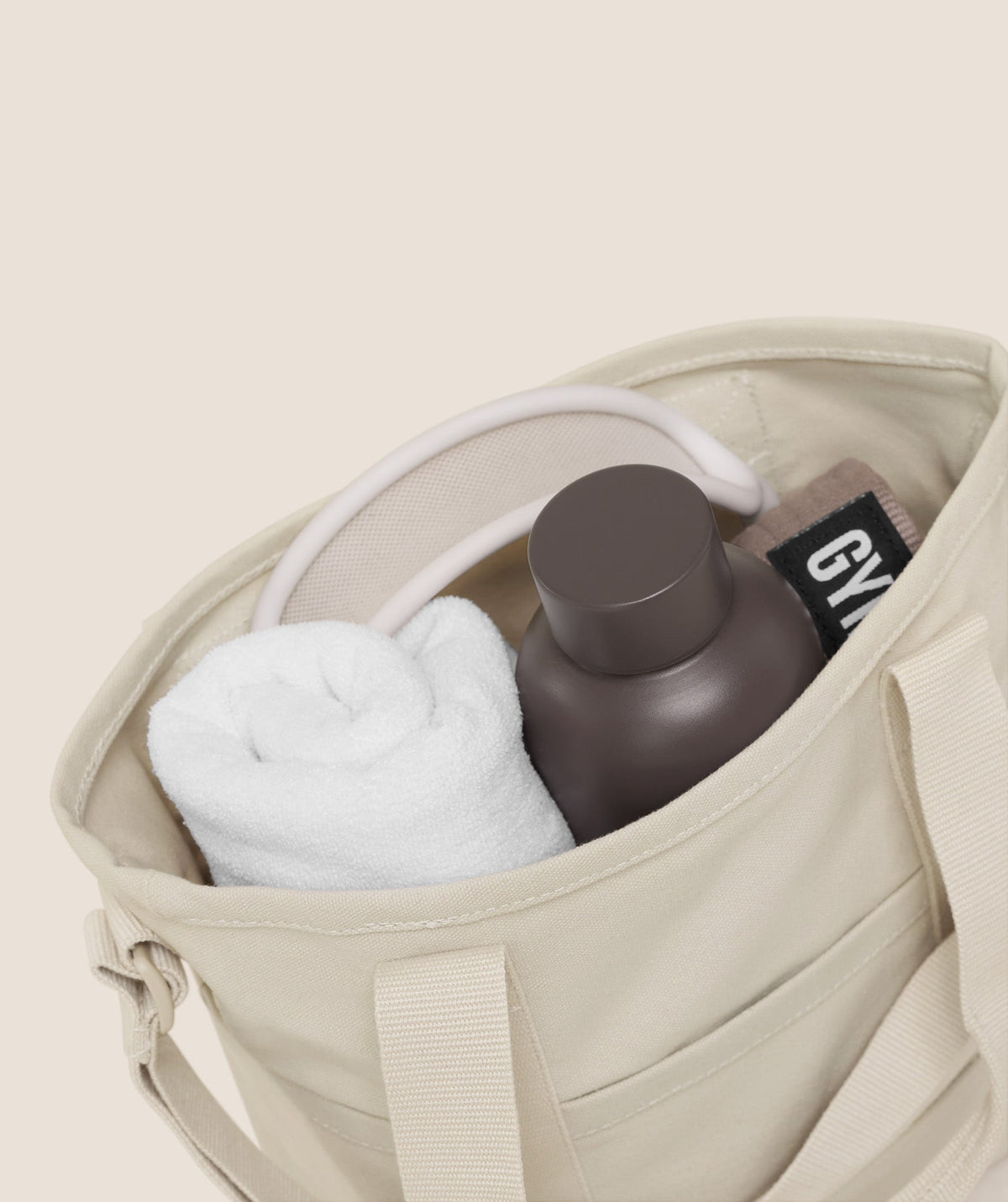 Women's Gymshark Graphic Mini Tote Pebble Grey