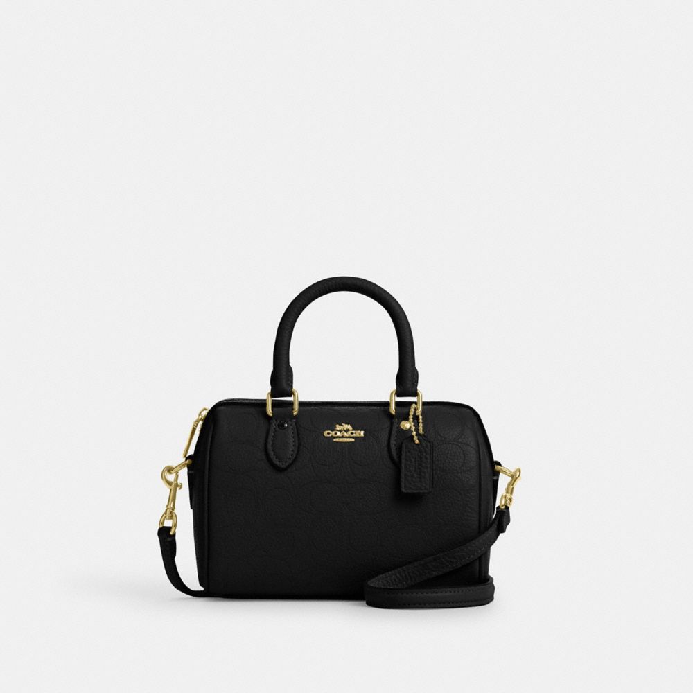 Mini Rowan Crossbody Bag In Signature Leather