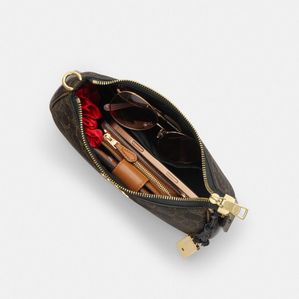 Teri Shoulder Bag In Loved Signature Canvas With Charms
