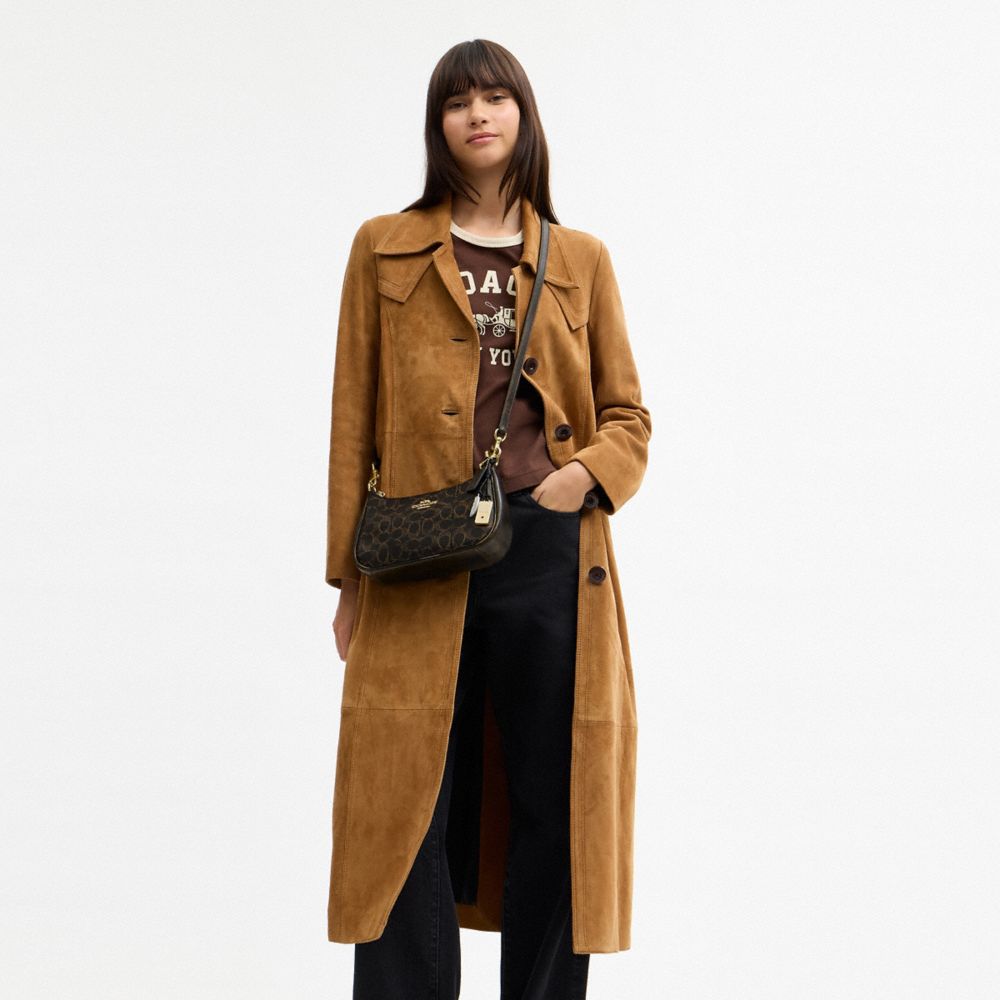 Teri Shoulder Bag In Loved Signature Canvas With Charms