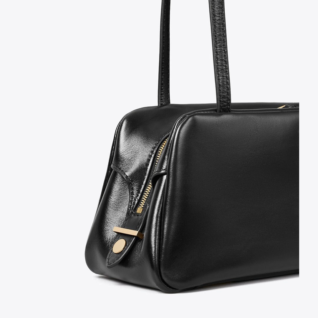 Tory Burch Robinson Satchel Black
