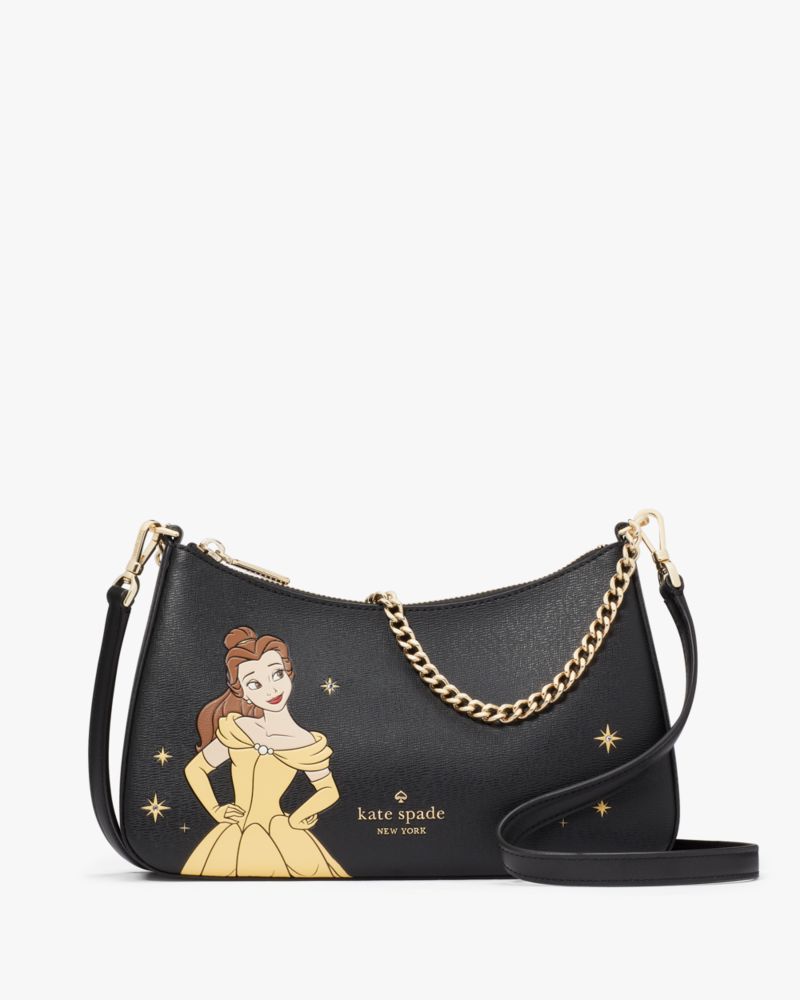 KateSpade Disney X Kate Spade New York Beauty And The Beast Convertible Crossbody Black Multi
