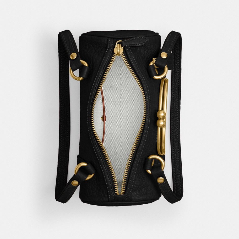 Kisslock Barrel Bag 28