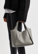 Stella Logo faux leather tote