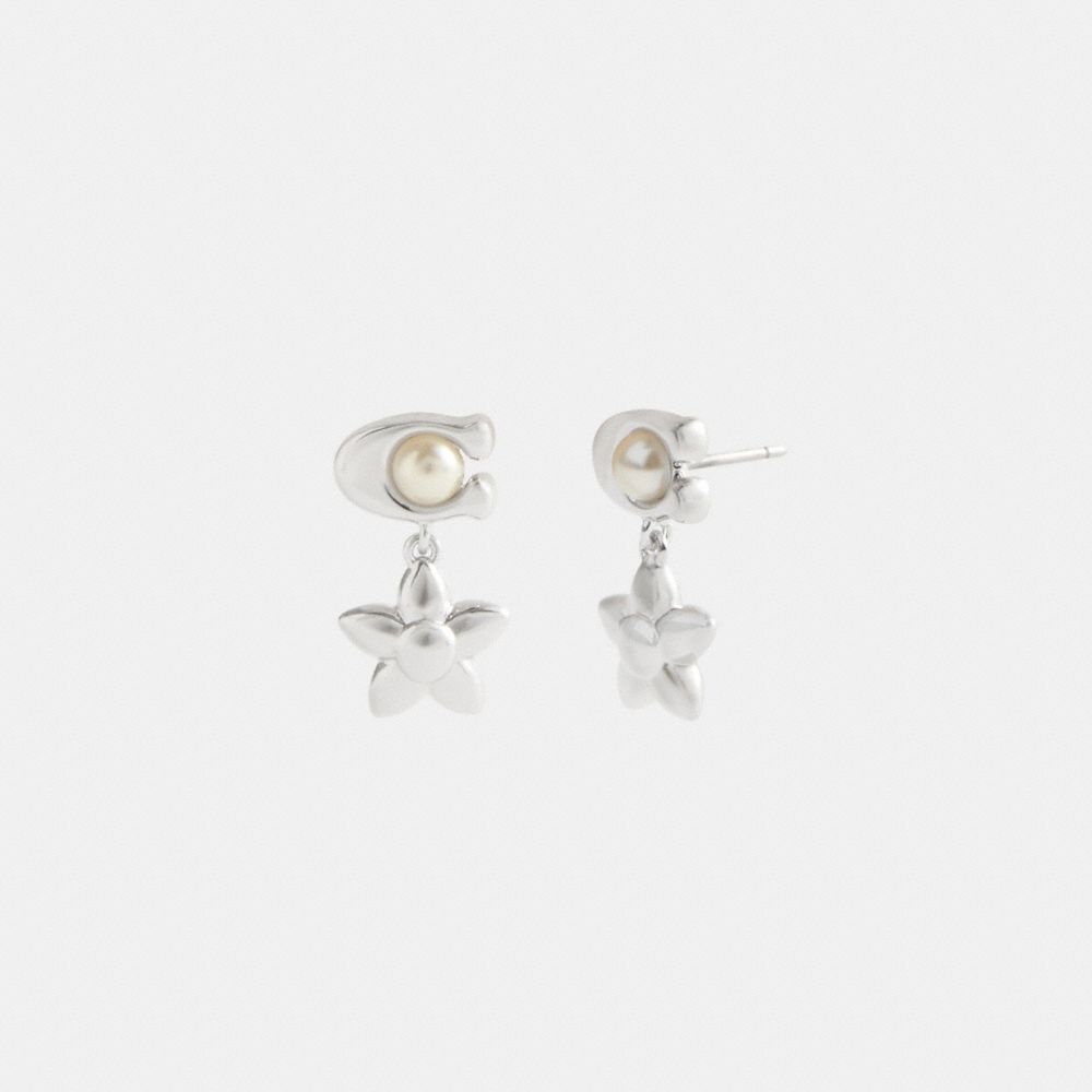 Wildflower Signature Pearl Drop Earrings
