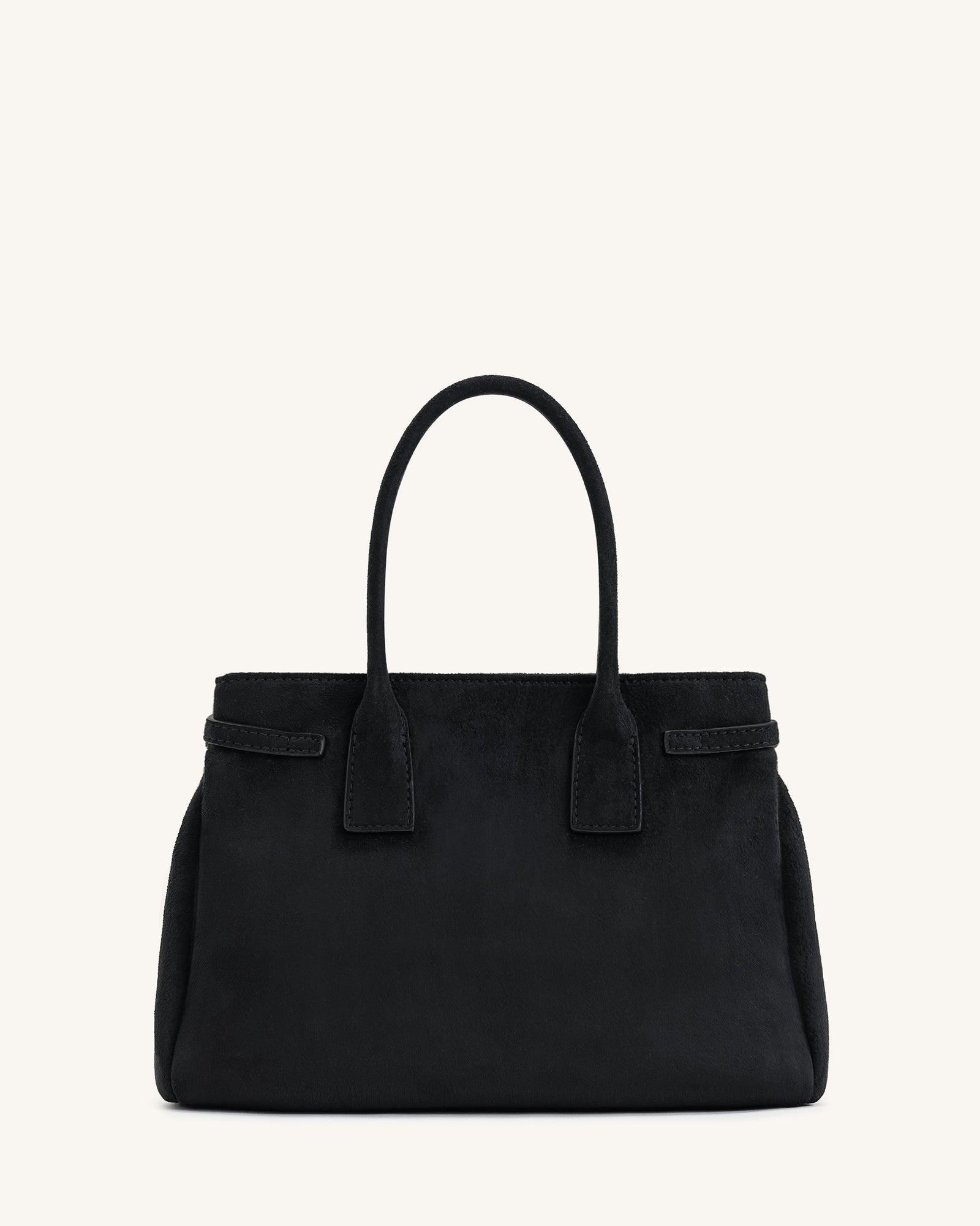 Miley Belt Embellished Tote Bag - Brown