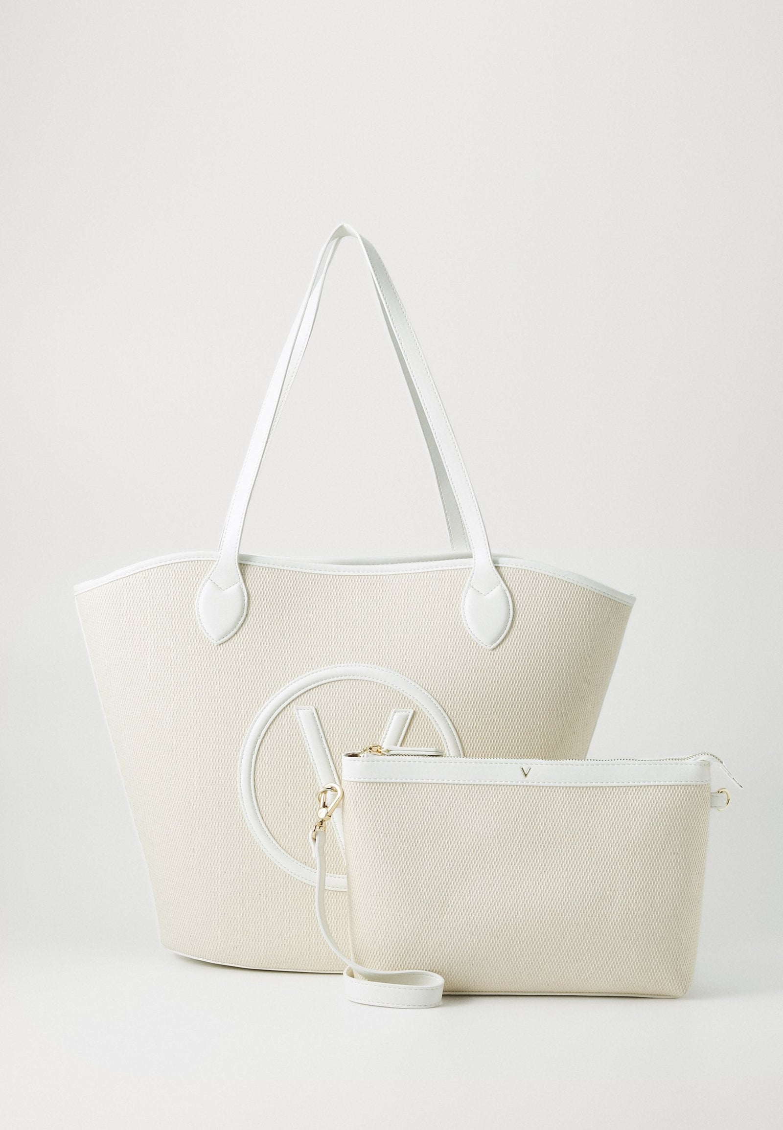 Valentino Bags Covent Set - Tote Bag - Natur/Bianco