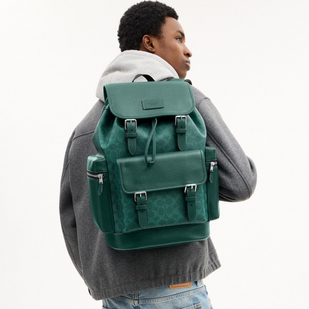 Sprint Backpack In Colorblock Signature Canvas