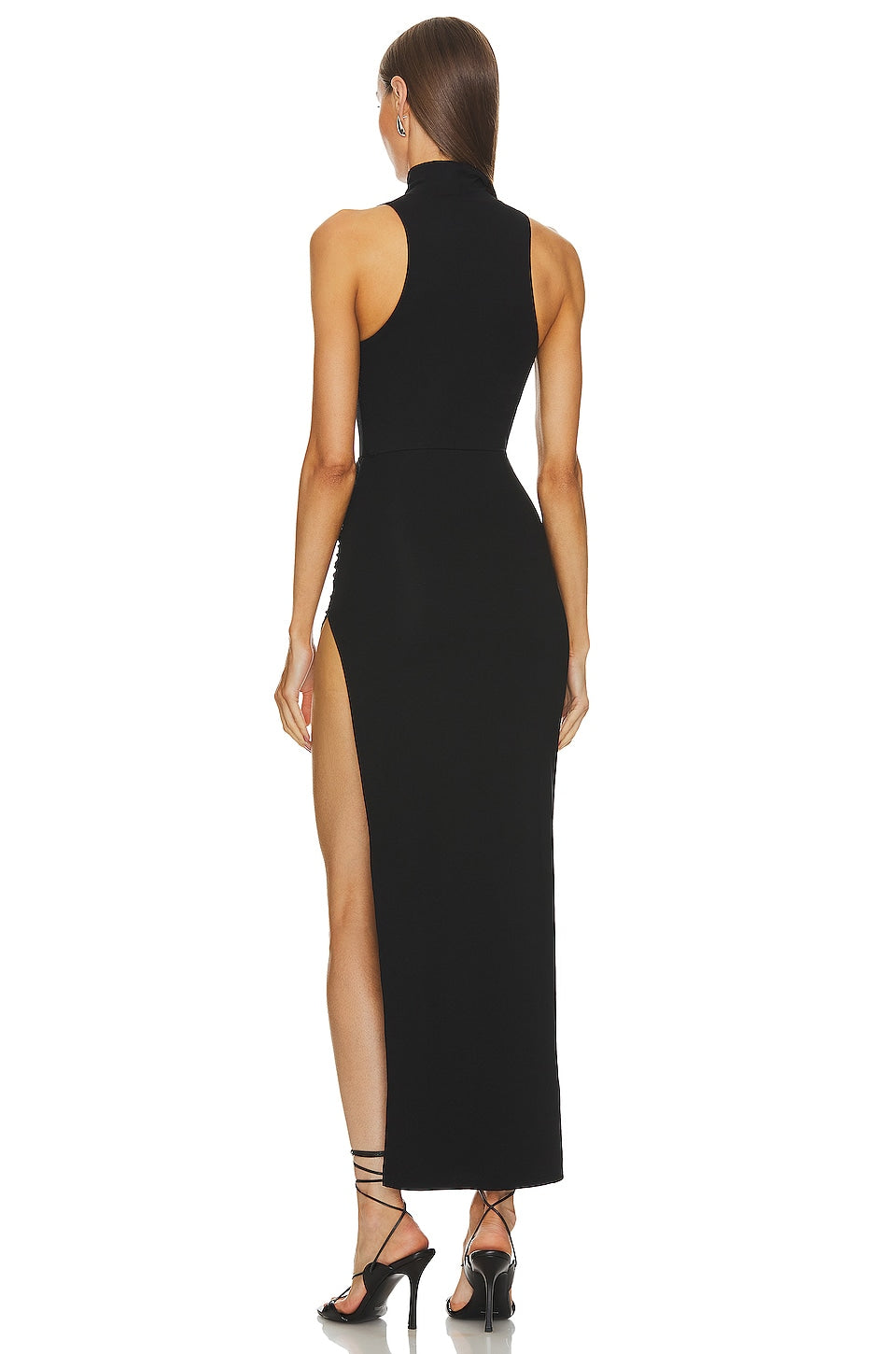 superdown Janet Slit Midi Dress in Black