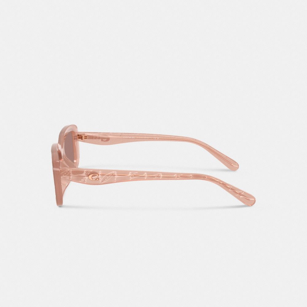 Quilted Rectangle Sunglasses