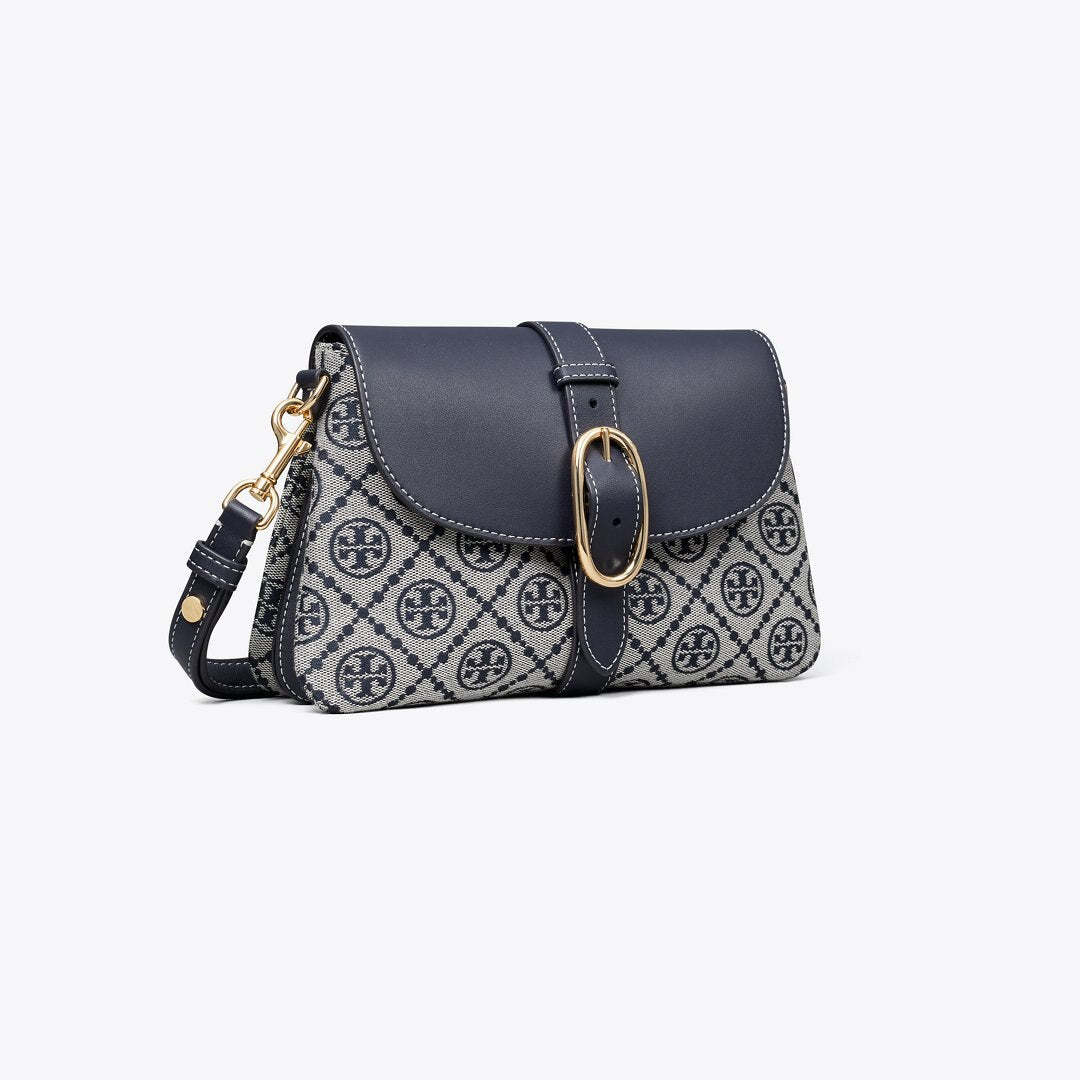 Tory Burch T Monogram Soft Small Shoulder Bag Tory Navy