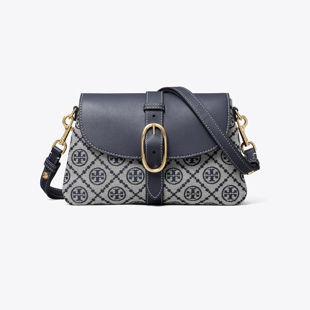 Tory Burch T Monogram Soft Small Shoulder Bag Tory Navy
