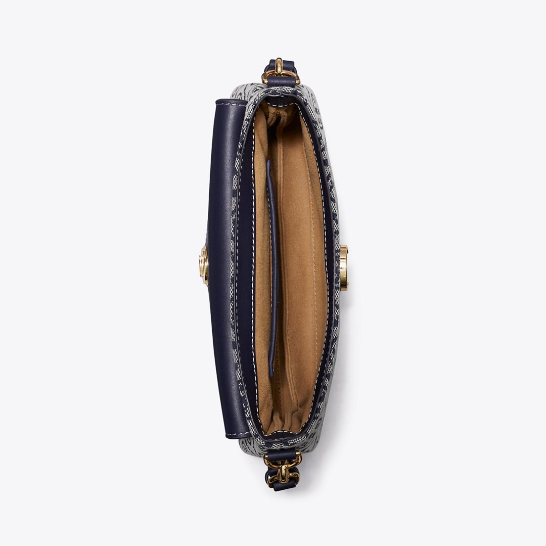 Tory Burch T Monogram Soft Small Shoulder Bag Tory Navy