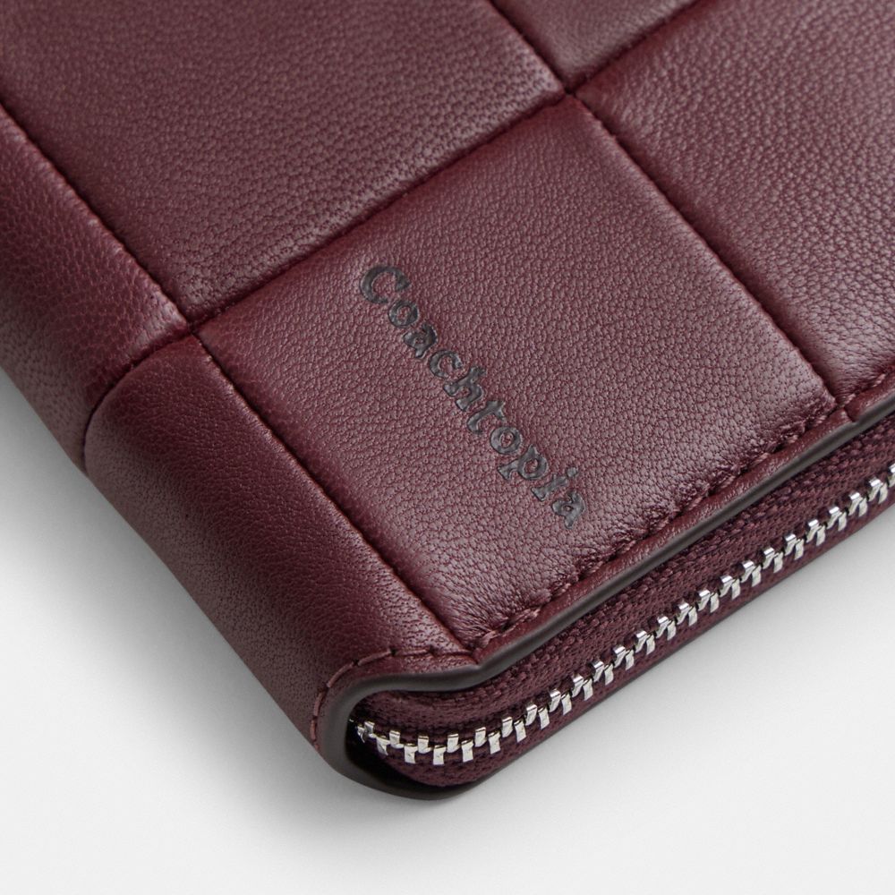 Zip Around Wallet In Upcrafted Leather