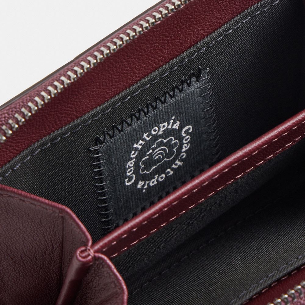 Zip Around Wallet In Upcrafted Leather