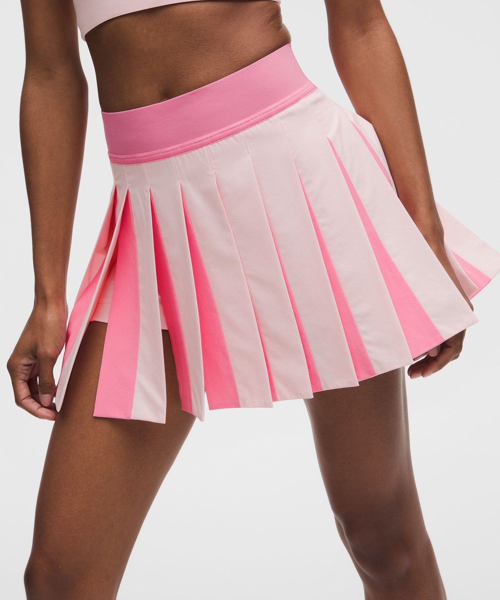 Lululemon Peek-A-Boo Pleat Mid-Rise Tennis Skirt
