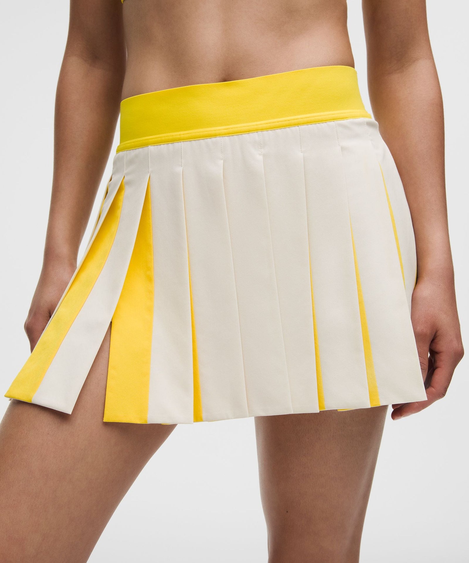 Lululemon Peek-A-Boo Pleat Mid-Rise Tennis Skirt