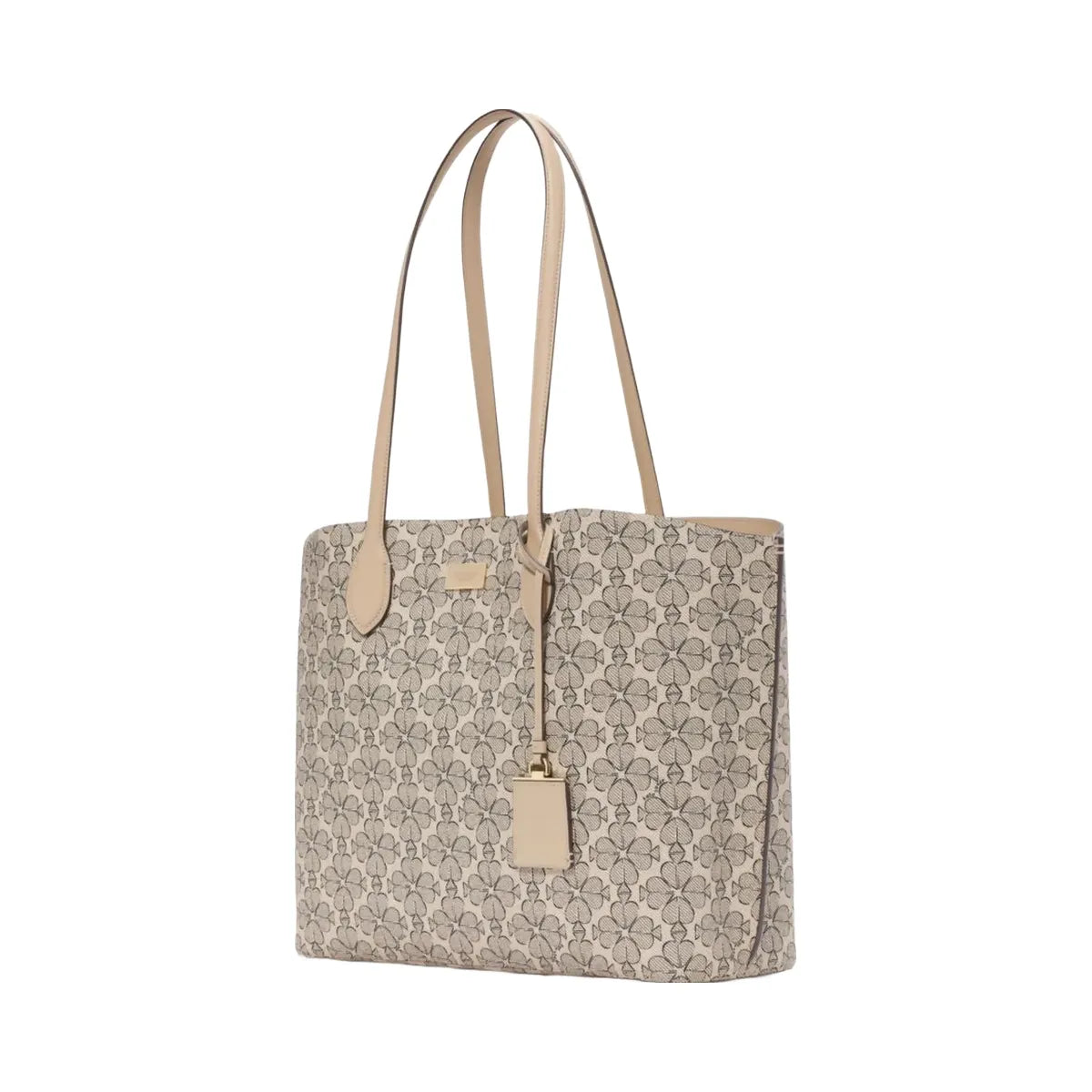Kate Spade Suite Spade Flower Large Work Tote Neutral Multi