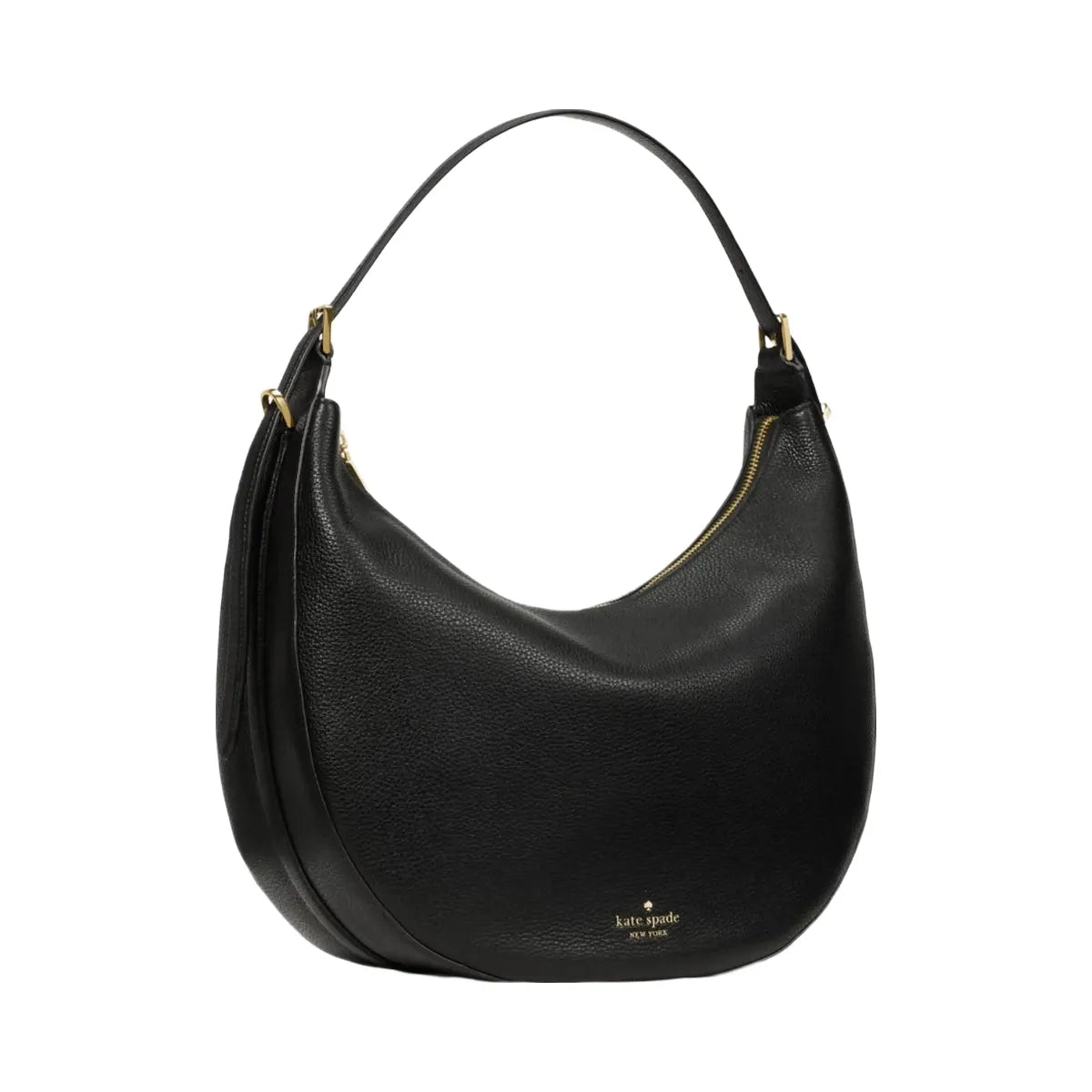 Kate Spade Nova Large Crescent Shoulder Bag Black
