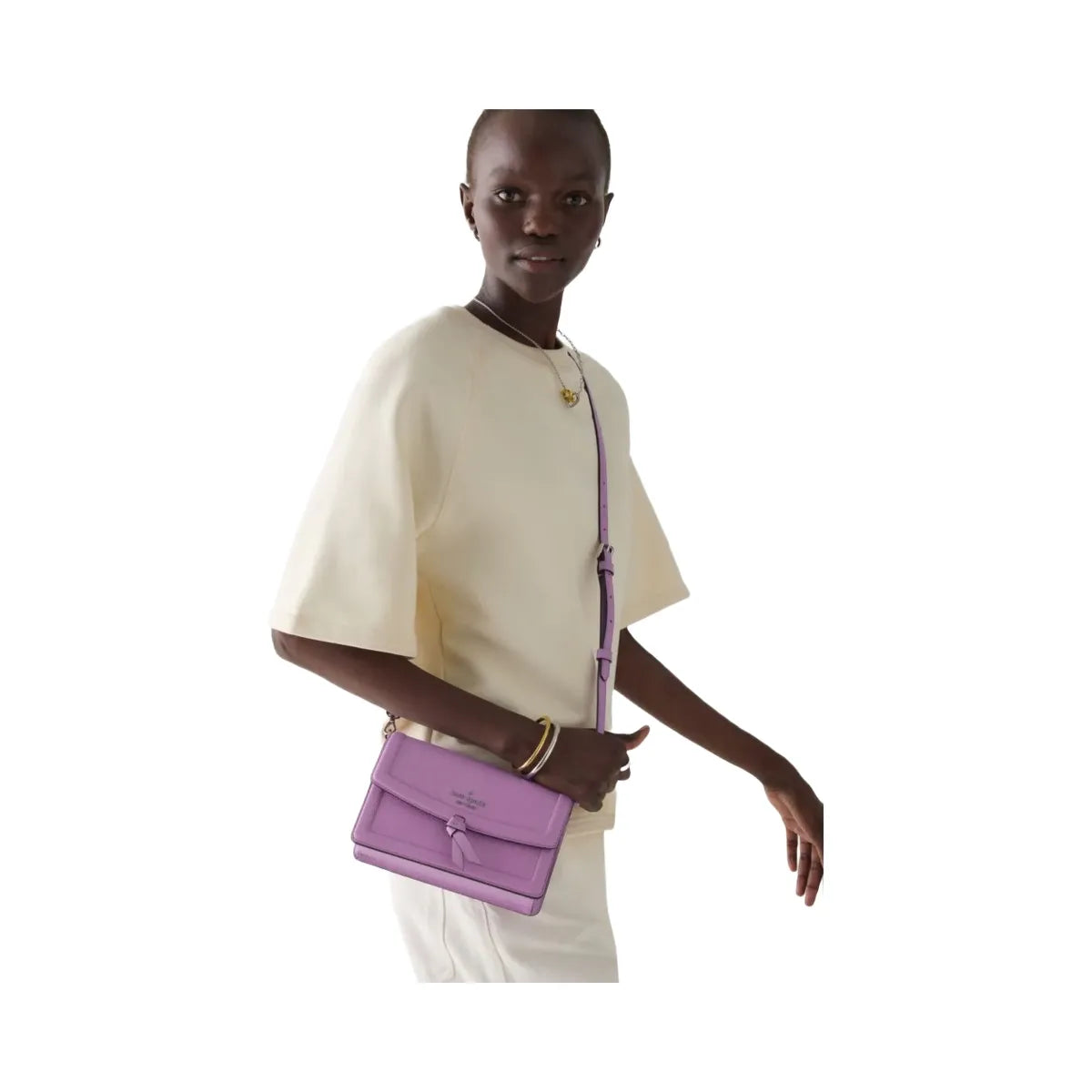 Kate Spade Knott Mini Flap Crossbody Wisteria