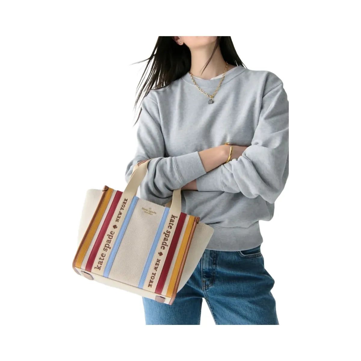 Kate Spade Kip Stripe Small Tote Multi