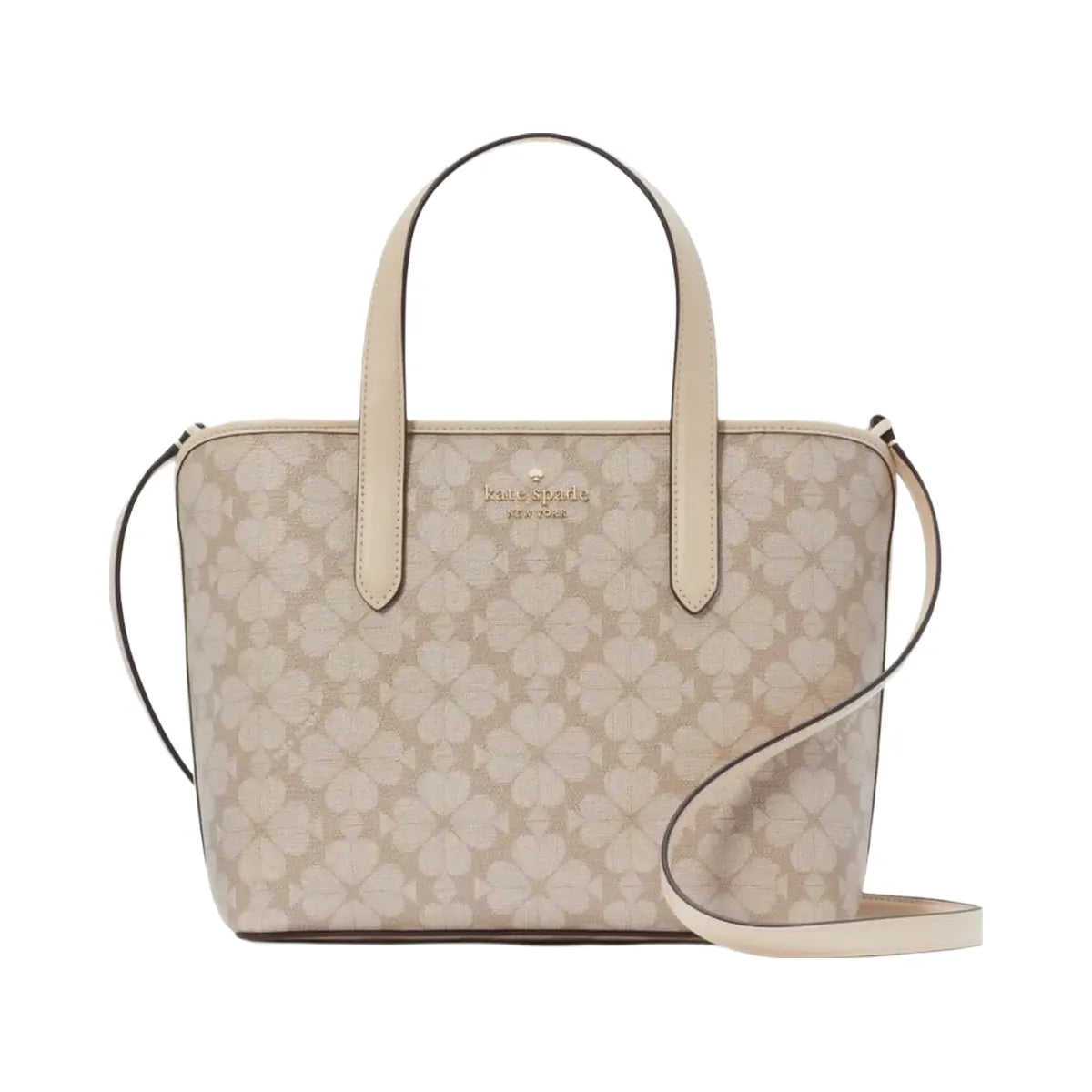Kate Spade Flower Small Tote Dark Beige Multi