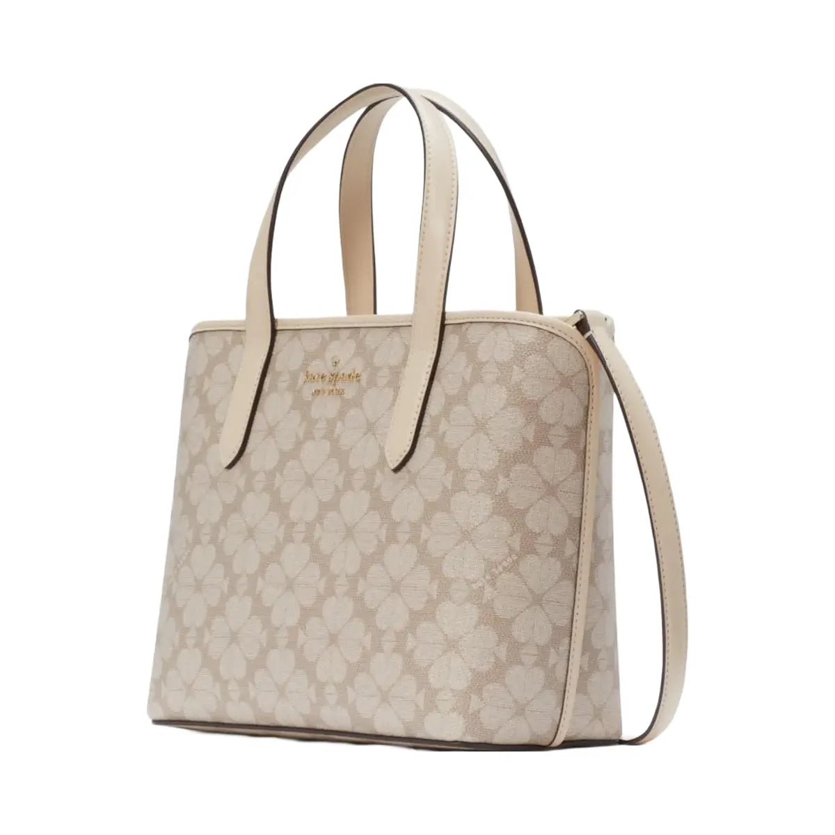 Kate Spade Flower Small Tote Dark Beige Multi