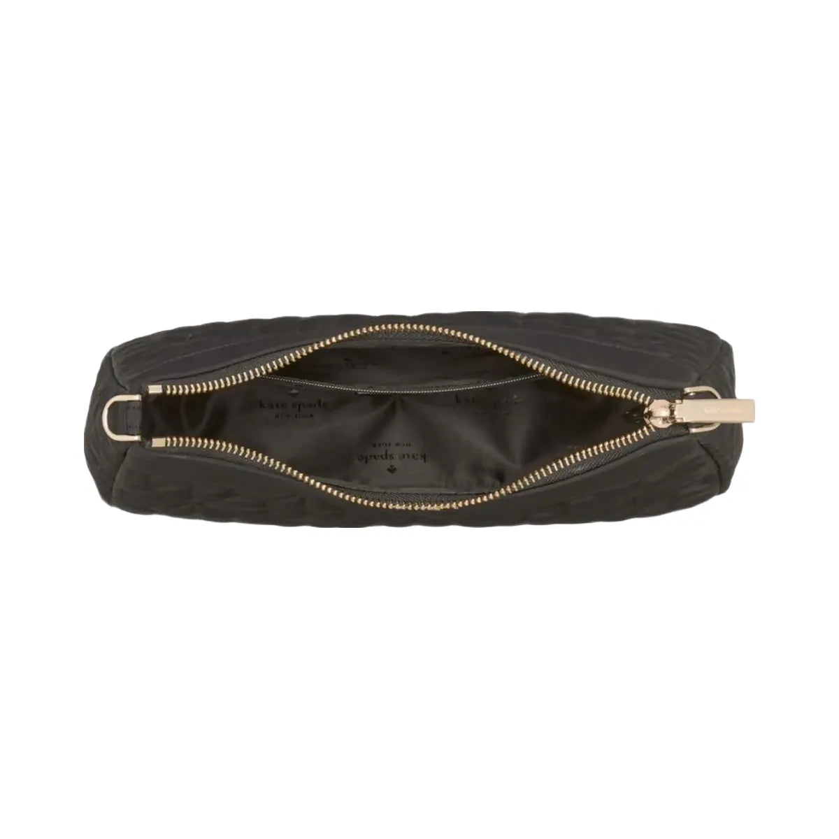 Kate Spade Flower Quilted Fabric Convertible Crossbody Black