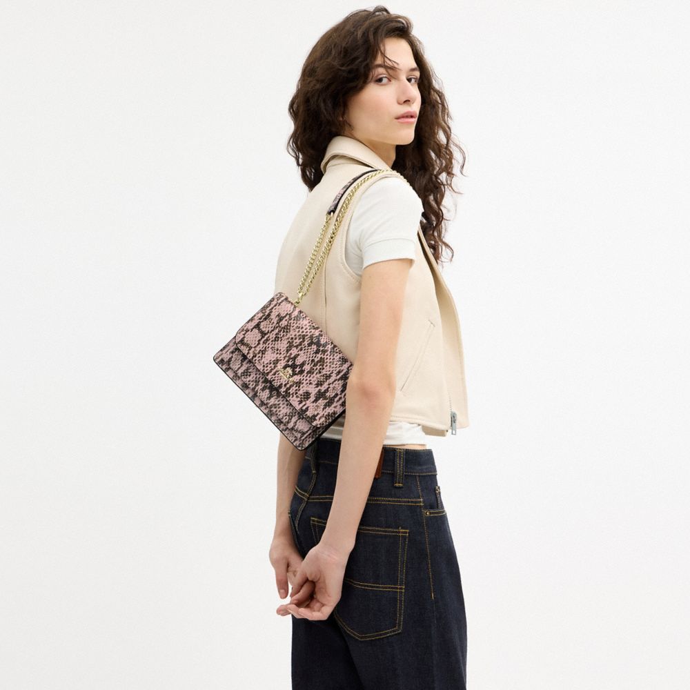 Coach Klare Crossbody Bag Gold Pink