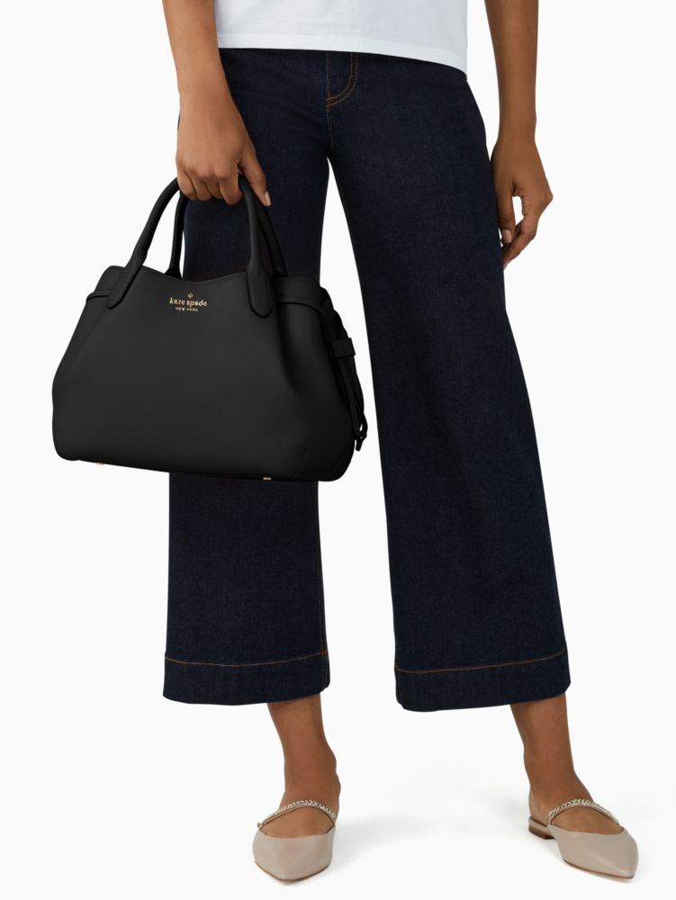 KateSpade Dumpling Large Satchel Bag Black