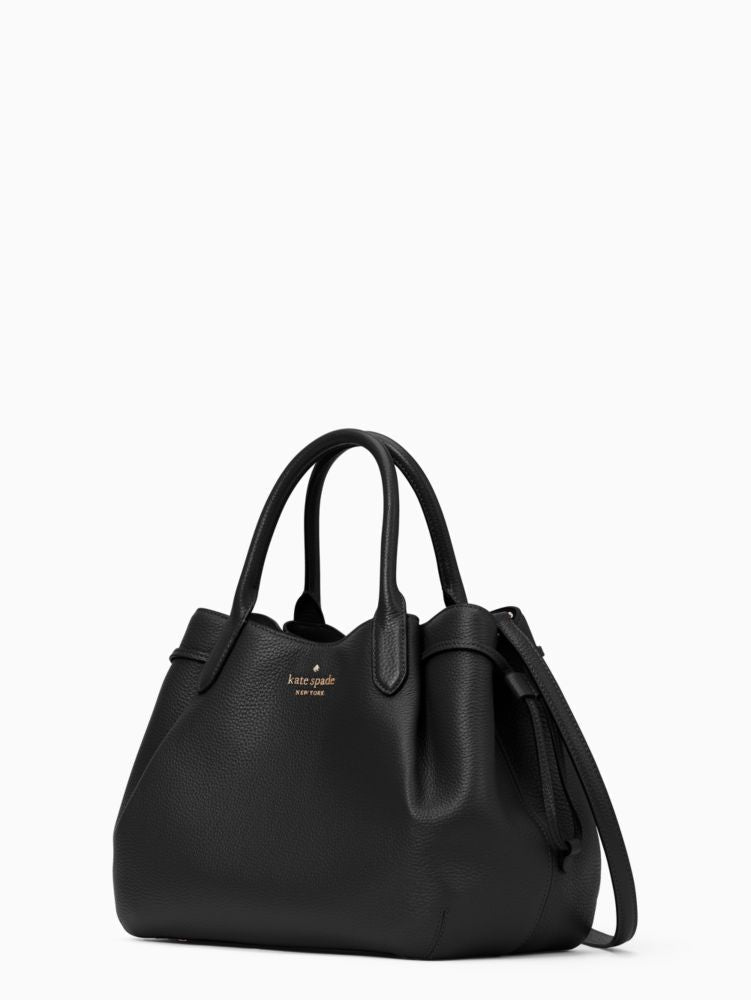 KateSpade Dumpling Large Satchel Bag Black