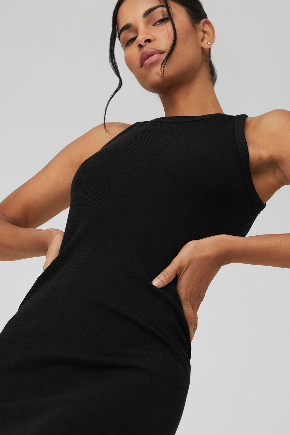 Alo Yoga Seamless Ribbed Warm Nights Dress