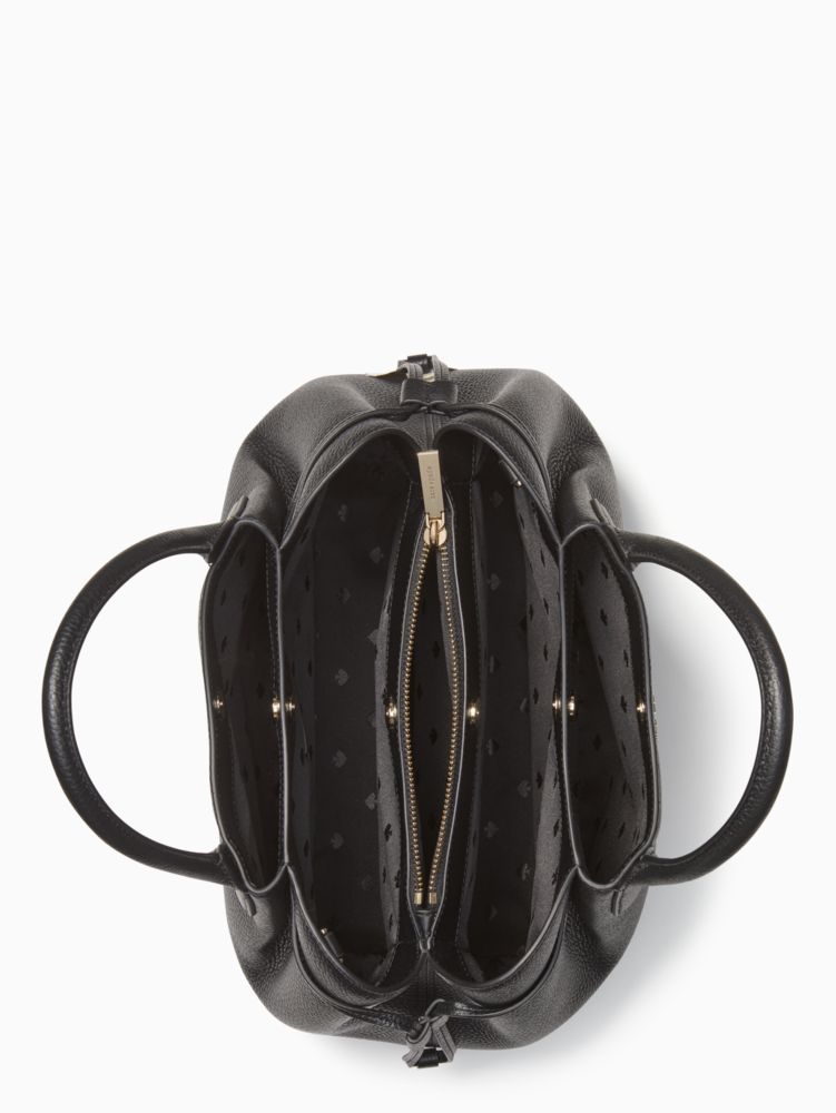 KateSpade Dumpling Large Satchel Bag Black