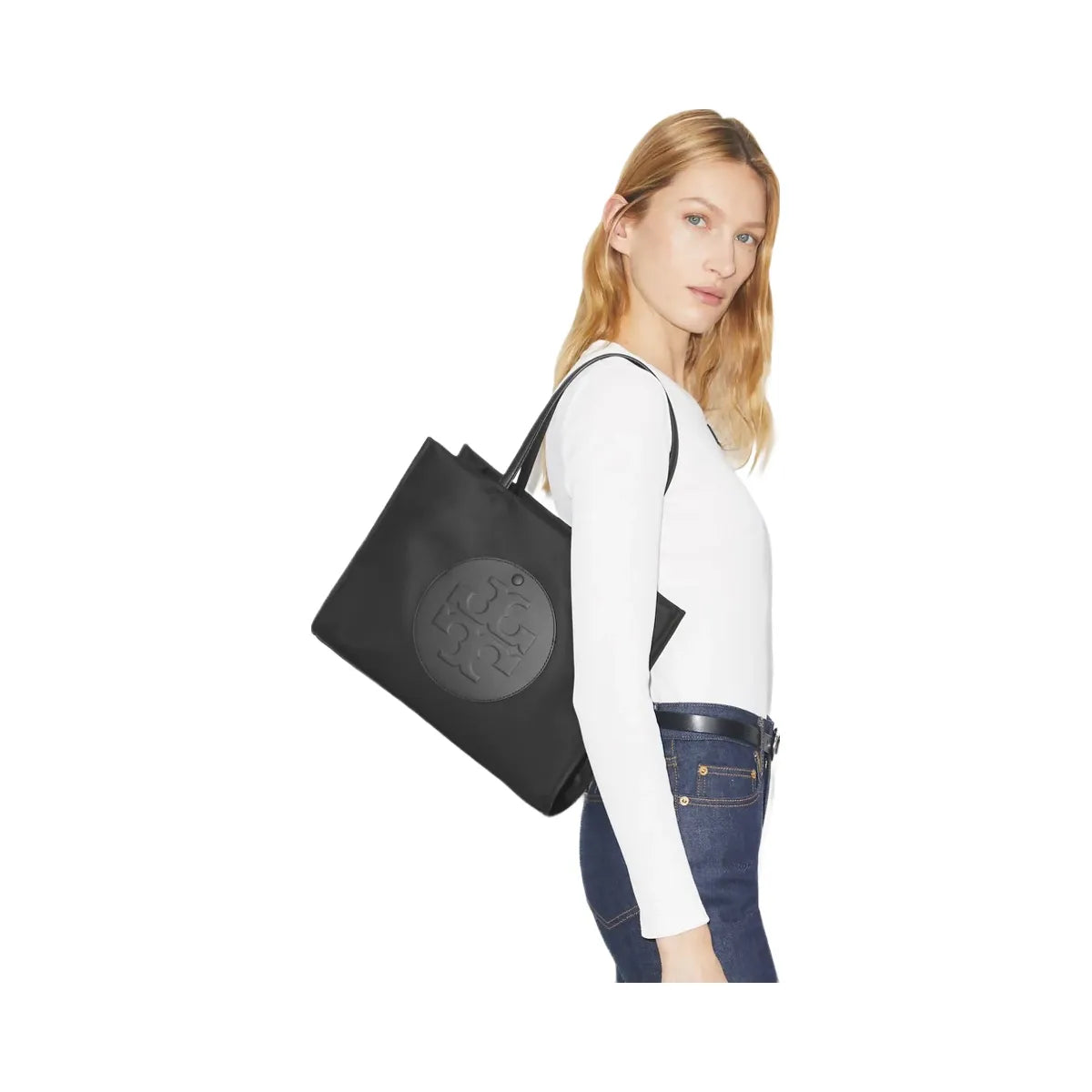 Tory Burch Small Ella Tote Black