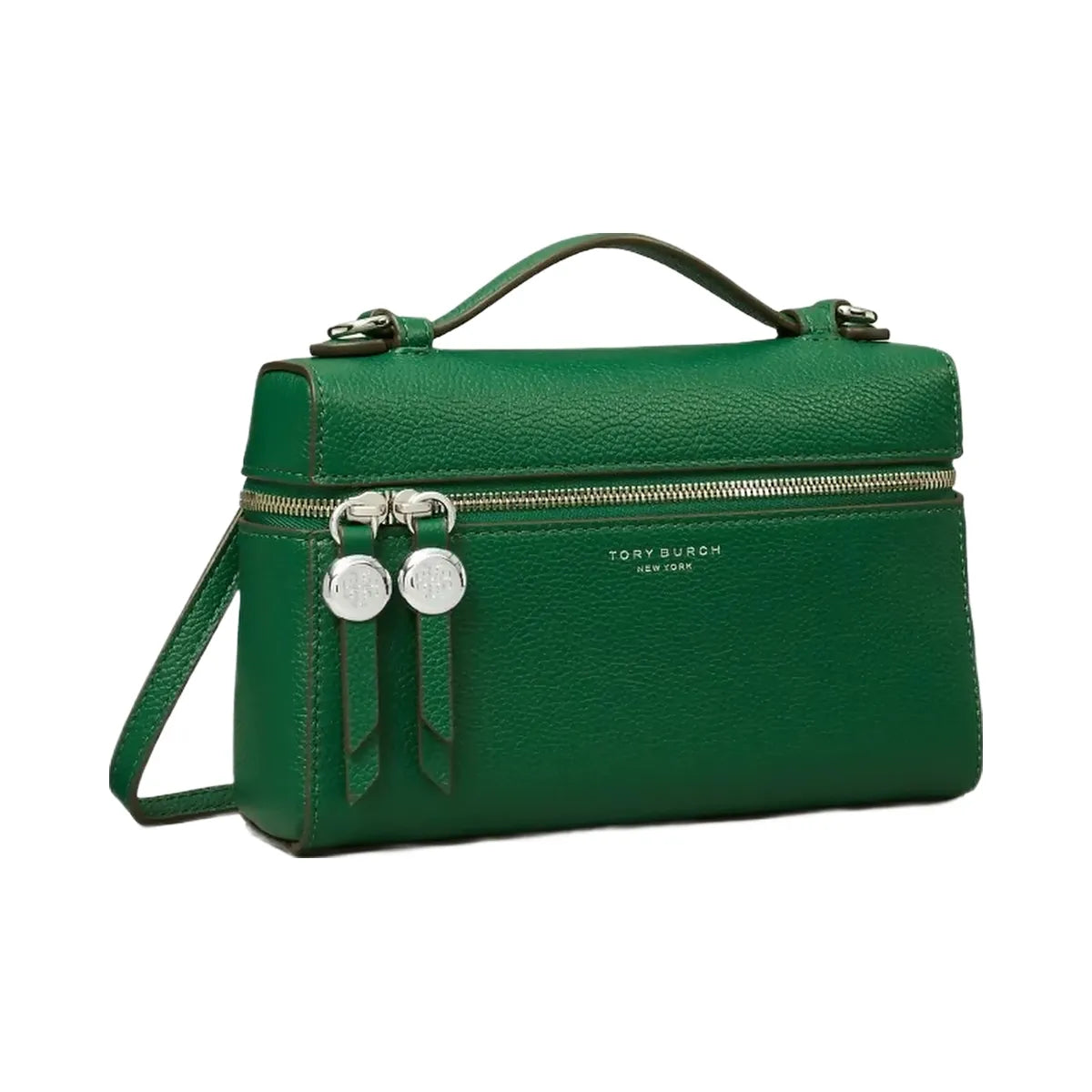 Tory Burch Slim Romy Top Handle Bag Dark Kale