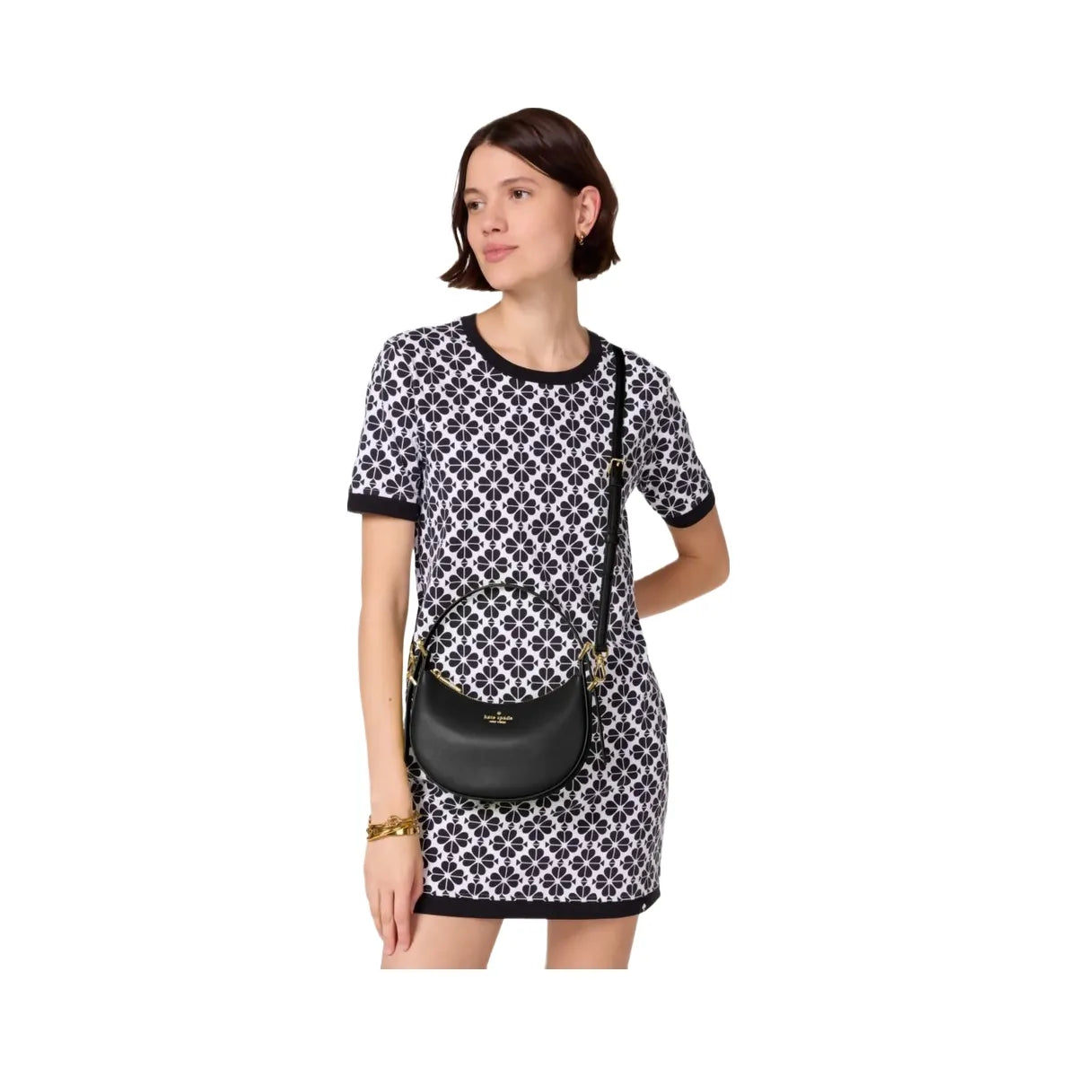 Kate Spade Nova Crescent Shoulder Bag Black