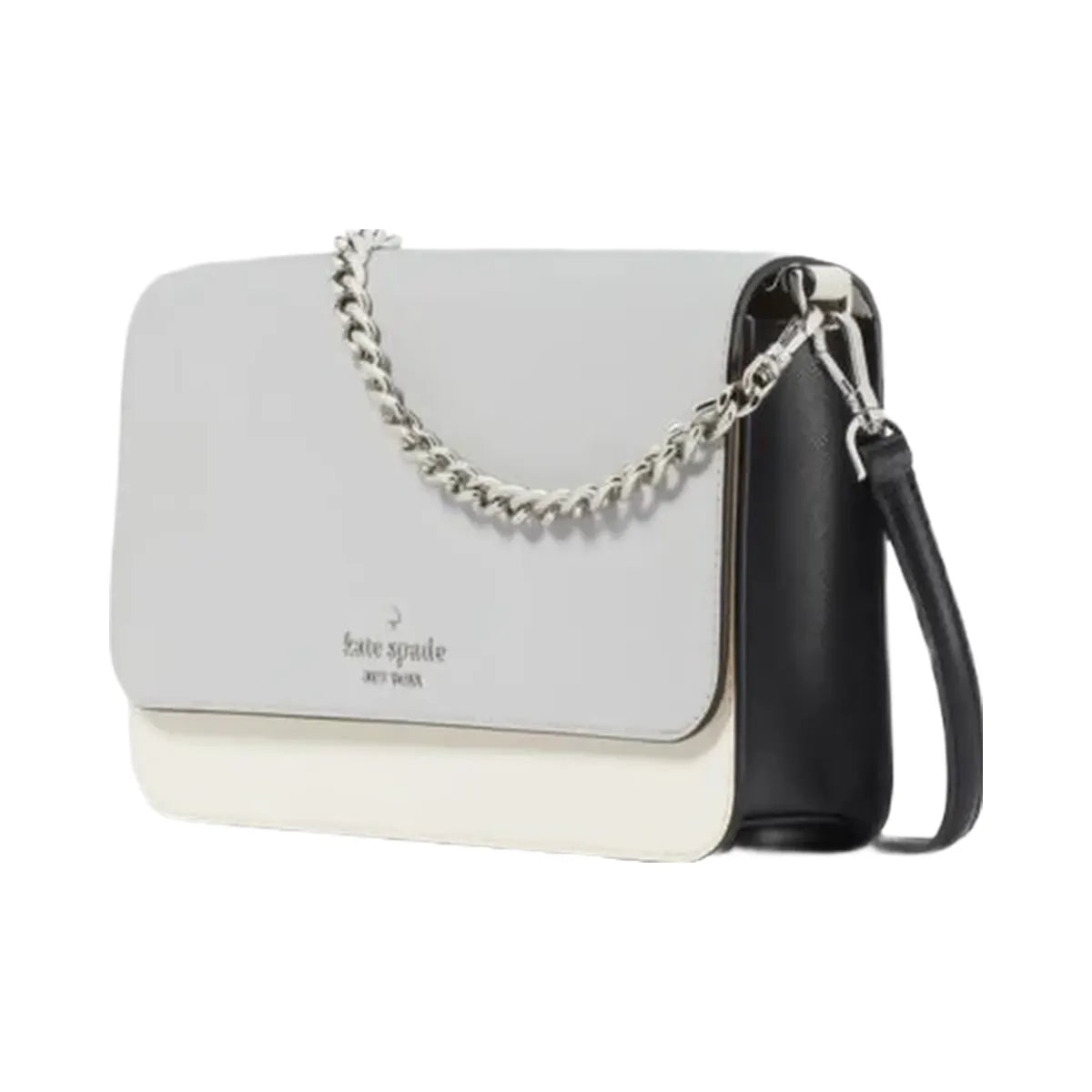 Kate Spade Madison Willow Convertible Crossbody Platinum Grey Multi