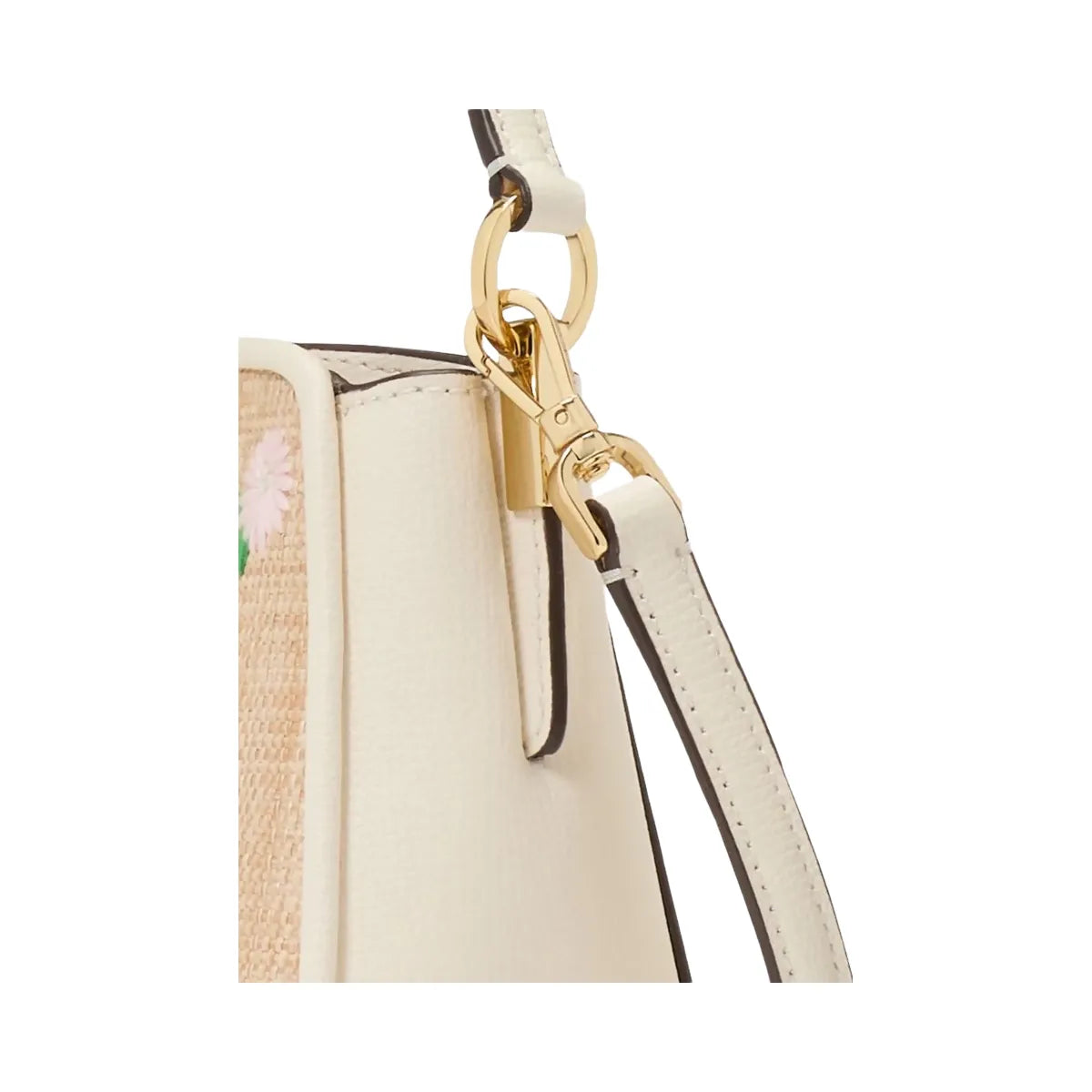 Kate Spade Phoebe Straw Mini Top Handle Crossbody Natural Multi