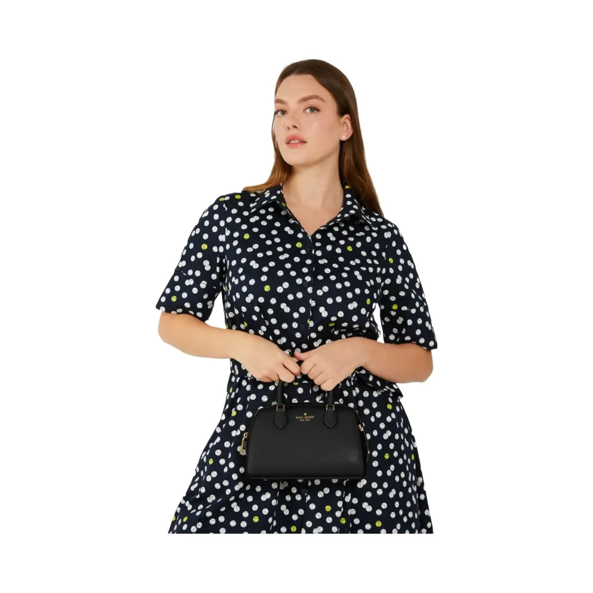 Kate Spade Madison Small Dolly Duffle Crossbody Bag Black