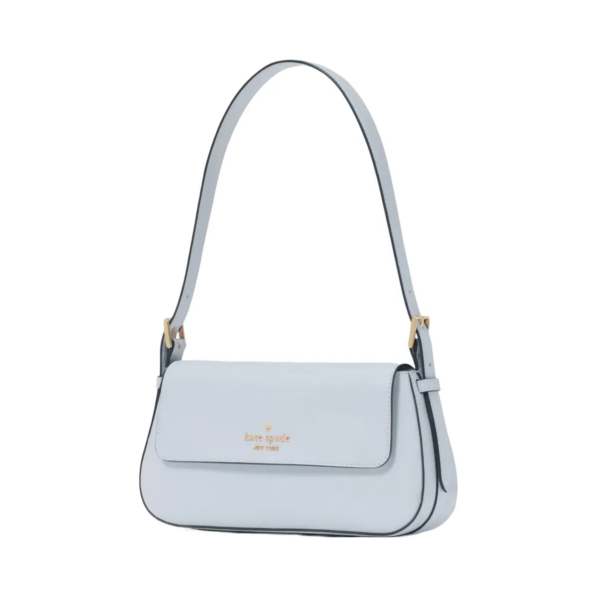 Kate Spade Madison Saffiano Leather Small Flap Shoulder Bag Watercolor Blue