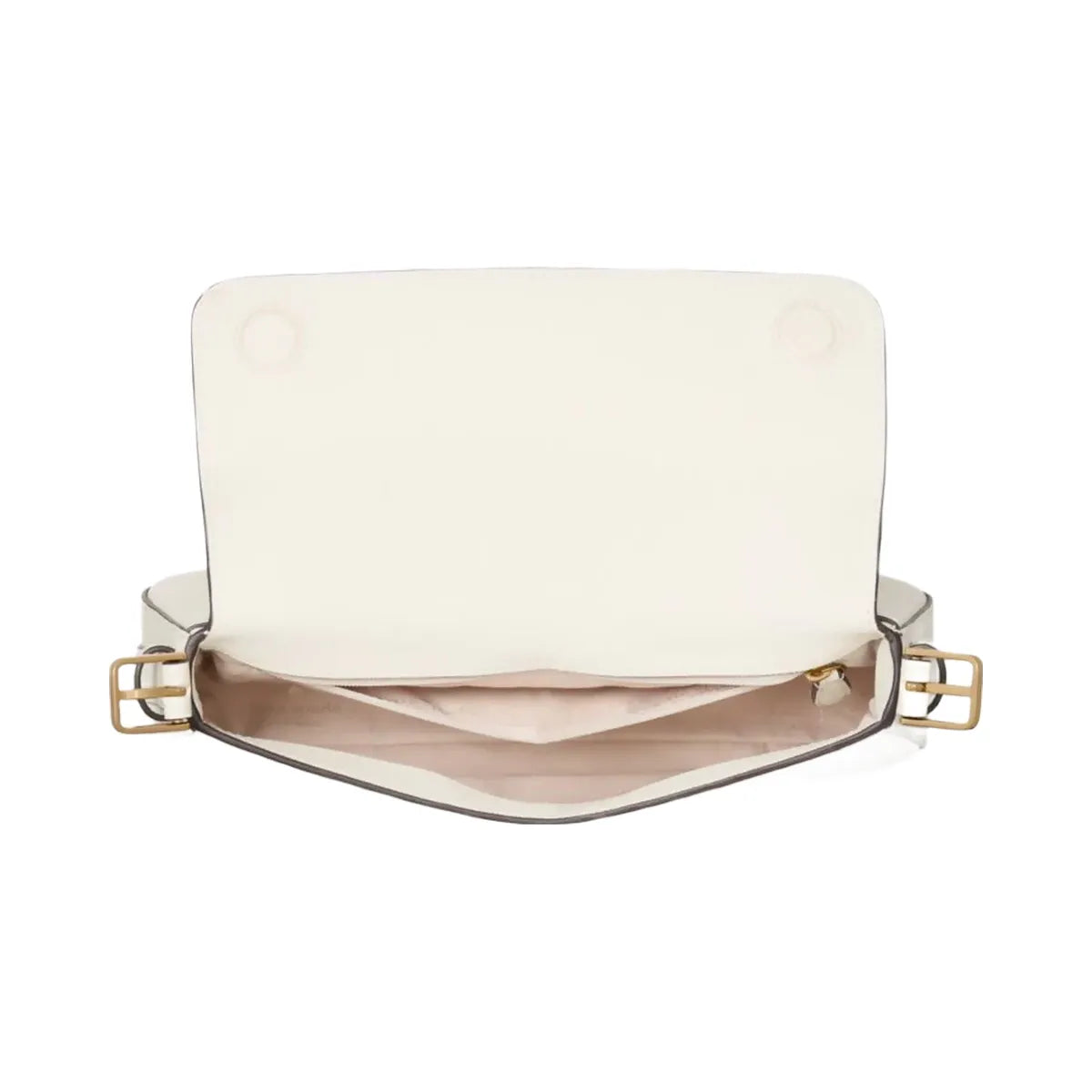 Kate Spade Madison Saffiano Leather Small Flap Shoulder Bag Meringue