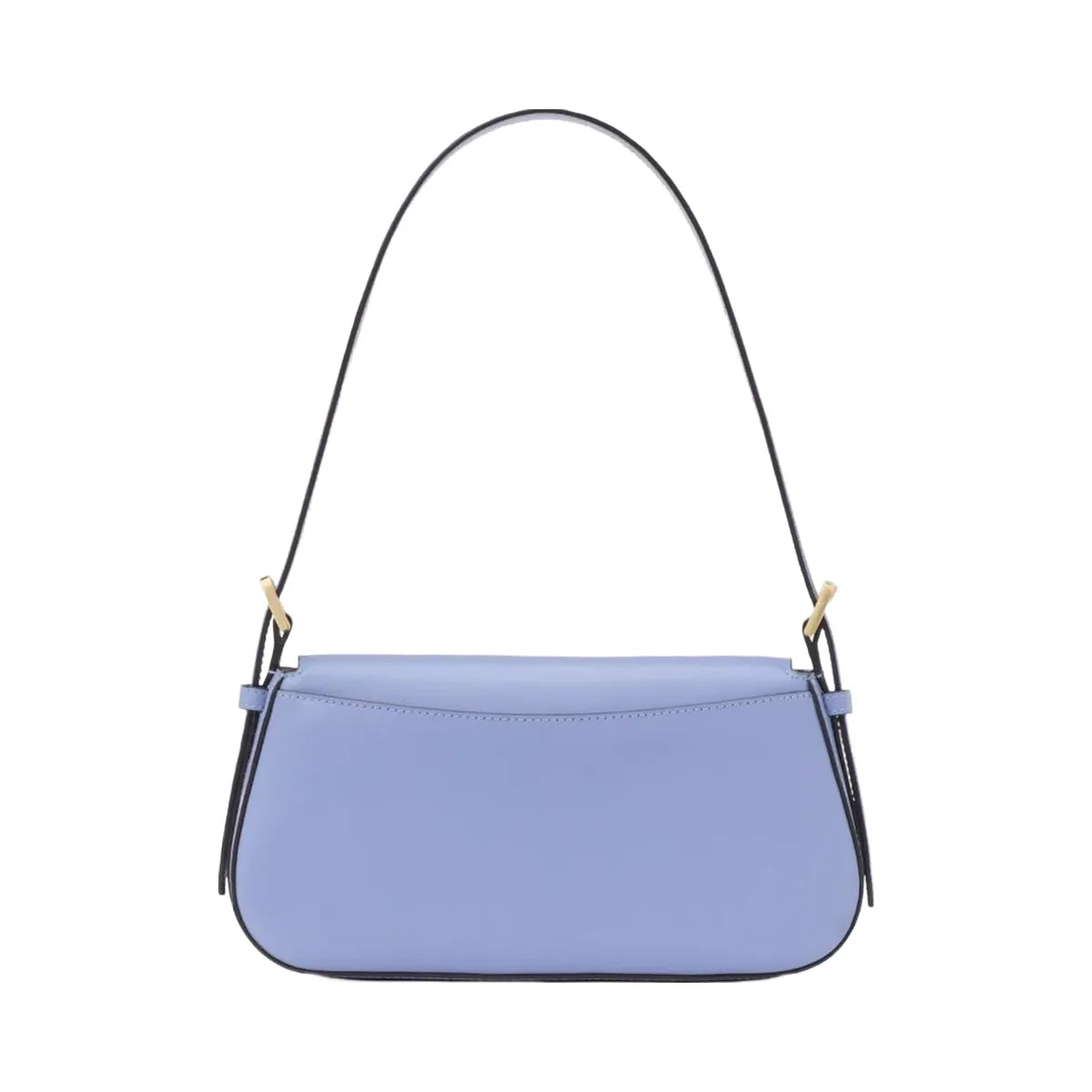 Kate Spade Madison Saffiano Leather Small Flap Shoulder Bag Frosted Blueberry