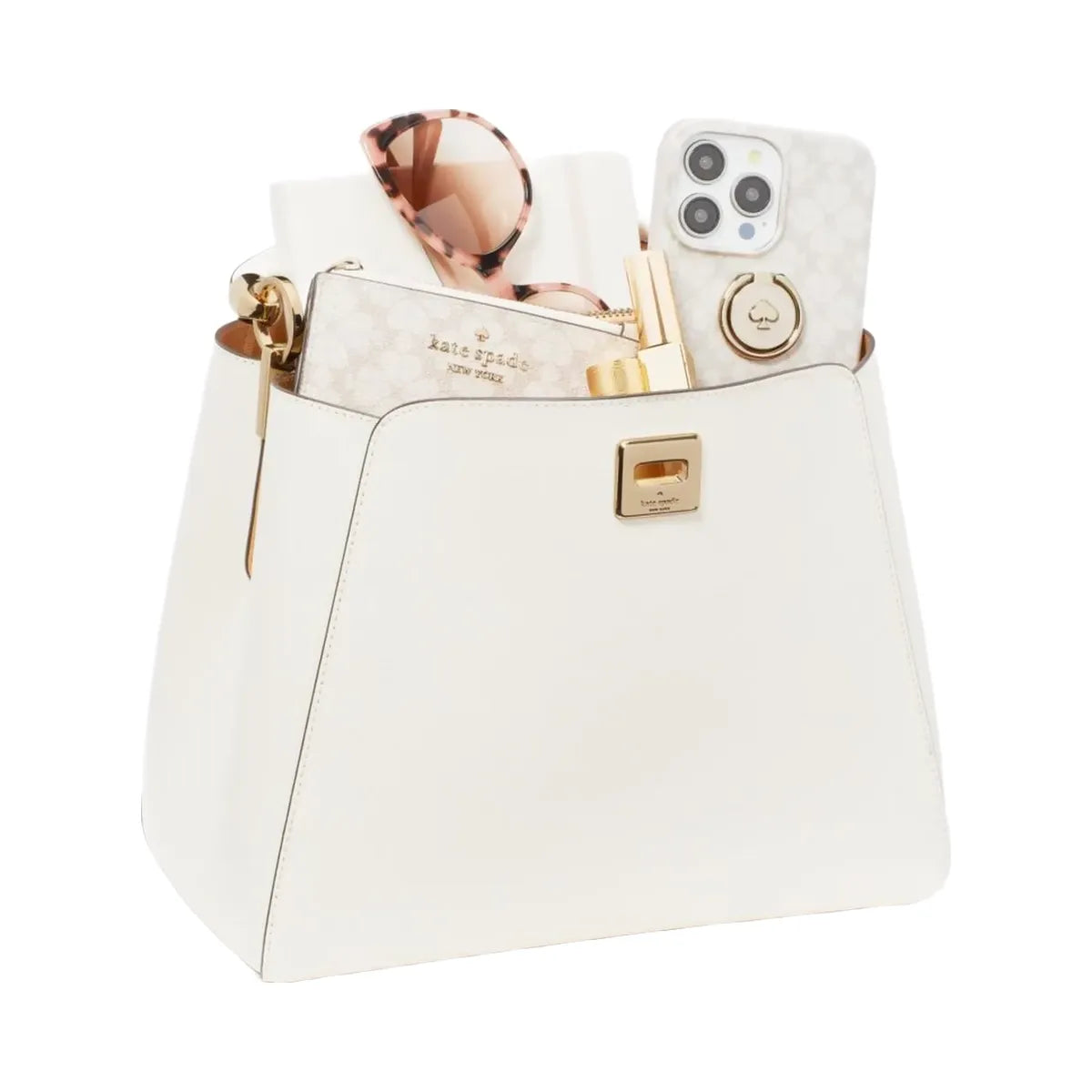 Kate Spade Phoebe Medium Top Handle Satchel Meringue