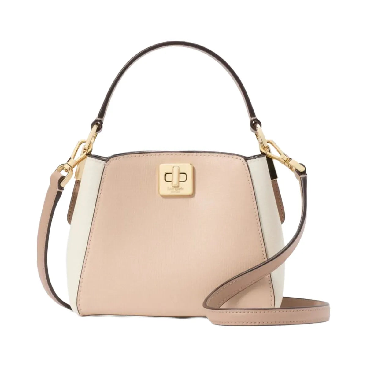 Kate Spade Phoebe Mini Top Handle Crossbody Toasted Hazelnut Multi