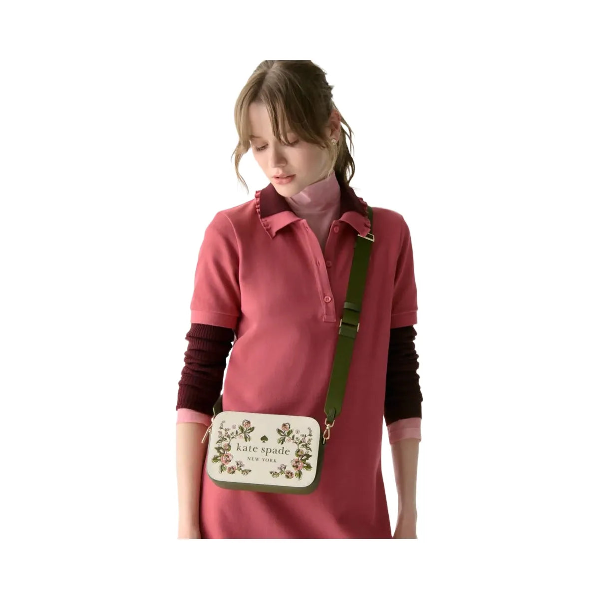 Kate Spade Oh Snap Floral Camera Bag Meringue Multi