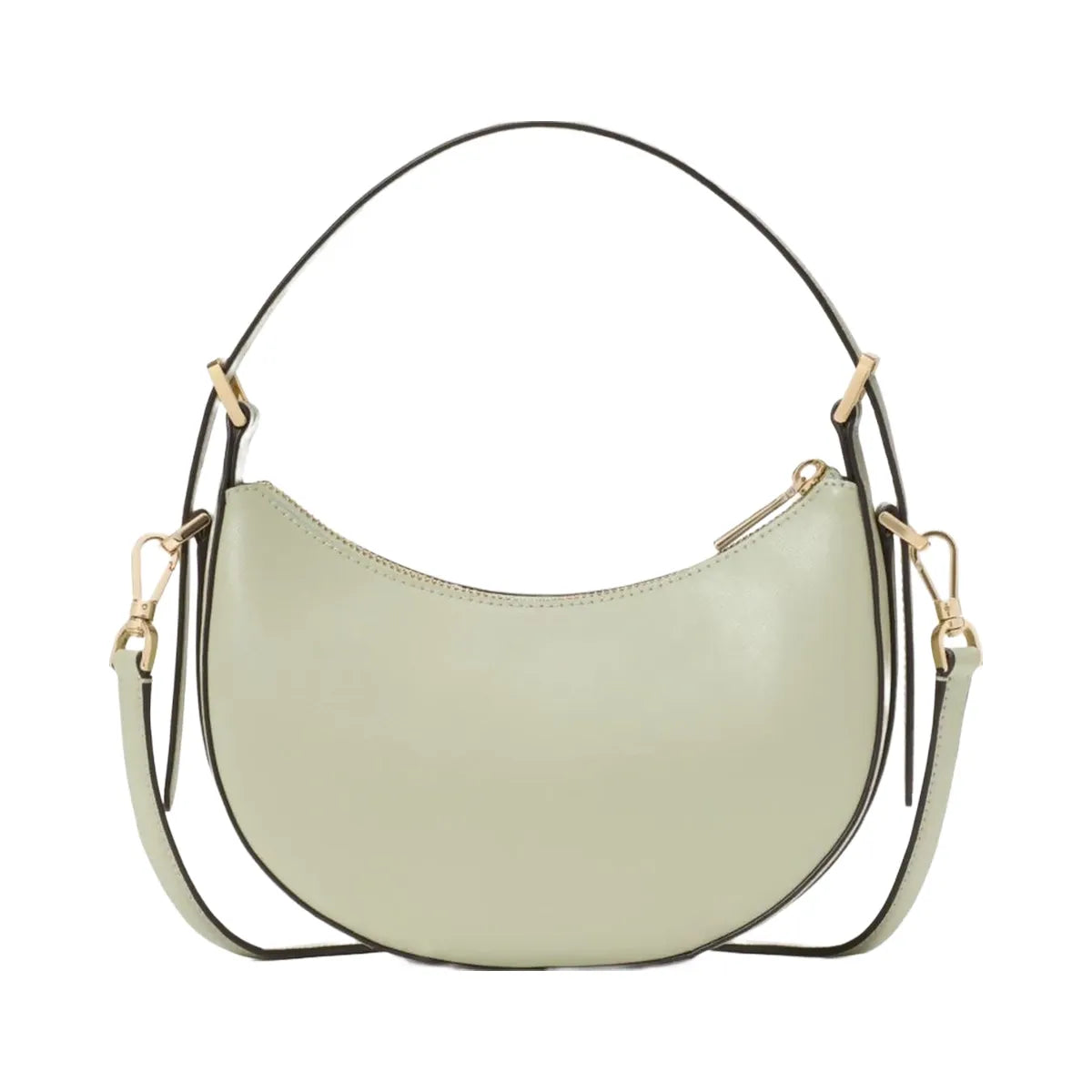 Kate Spade Nova Floral Applique Crescent Shoulder Bag Sage Bundle