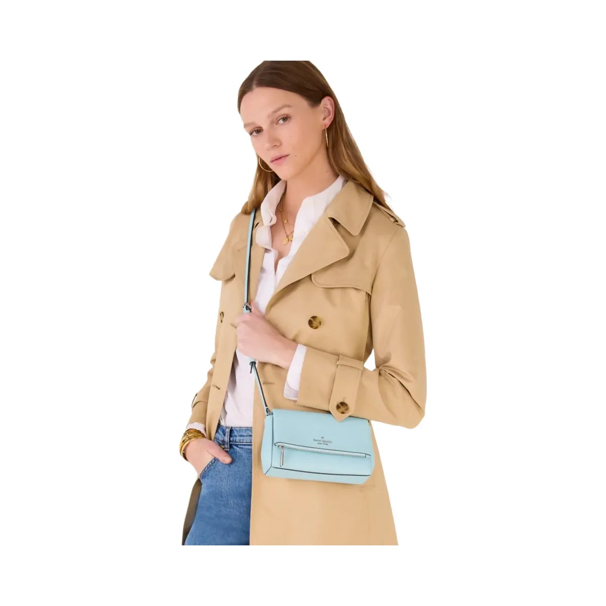 Kate Spade Leila Mini Crossbody English Sea