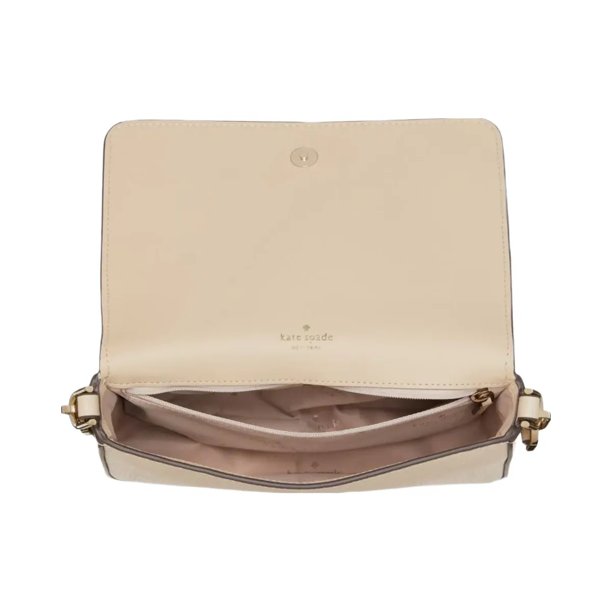 Kate Spade Lena Colorblock Mini Flap Crossbody Light Sand Multi