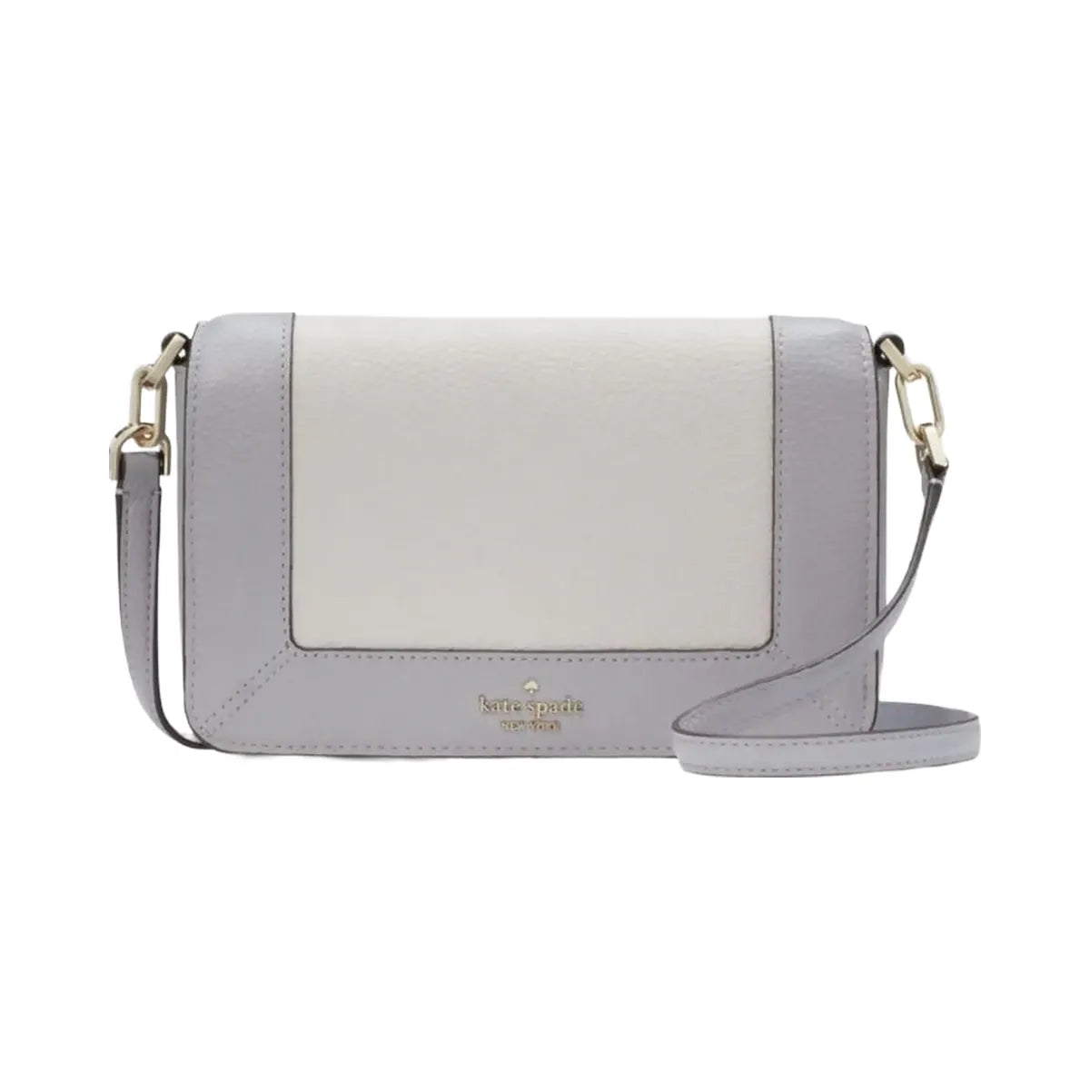 Kate Spade Lena Colorblock Mini Flap Crossbody Mountain Grey Multi