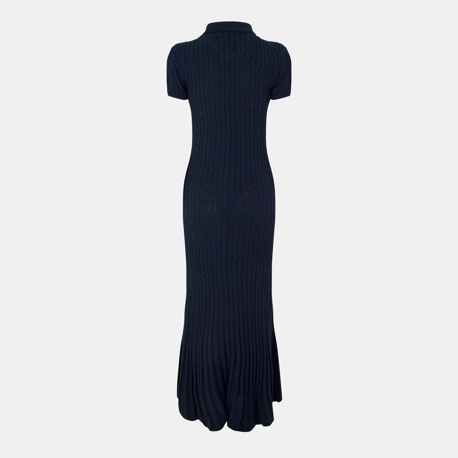 Cable Knit Shirt Dress